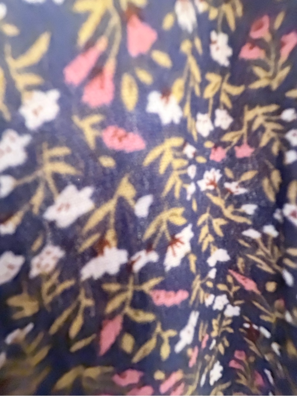 Natural Life Patchwork Floral Boho Maxi Skirt 100% Rayon Small - Picture 7 of 10